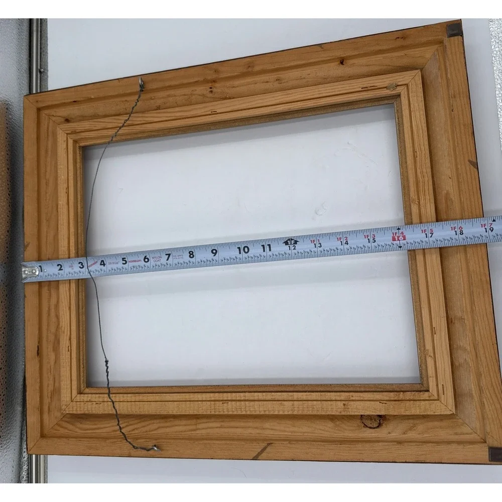 Vtg‎ Ornate Gold Carved Wood Hold A 14x11